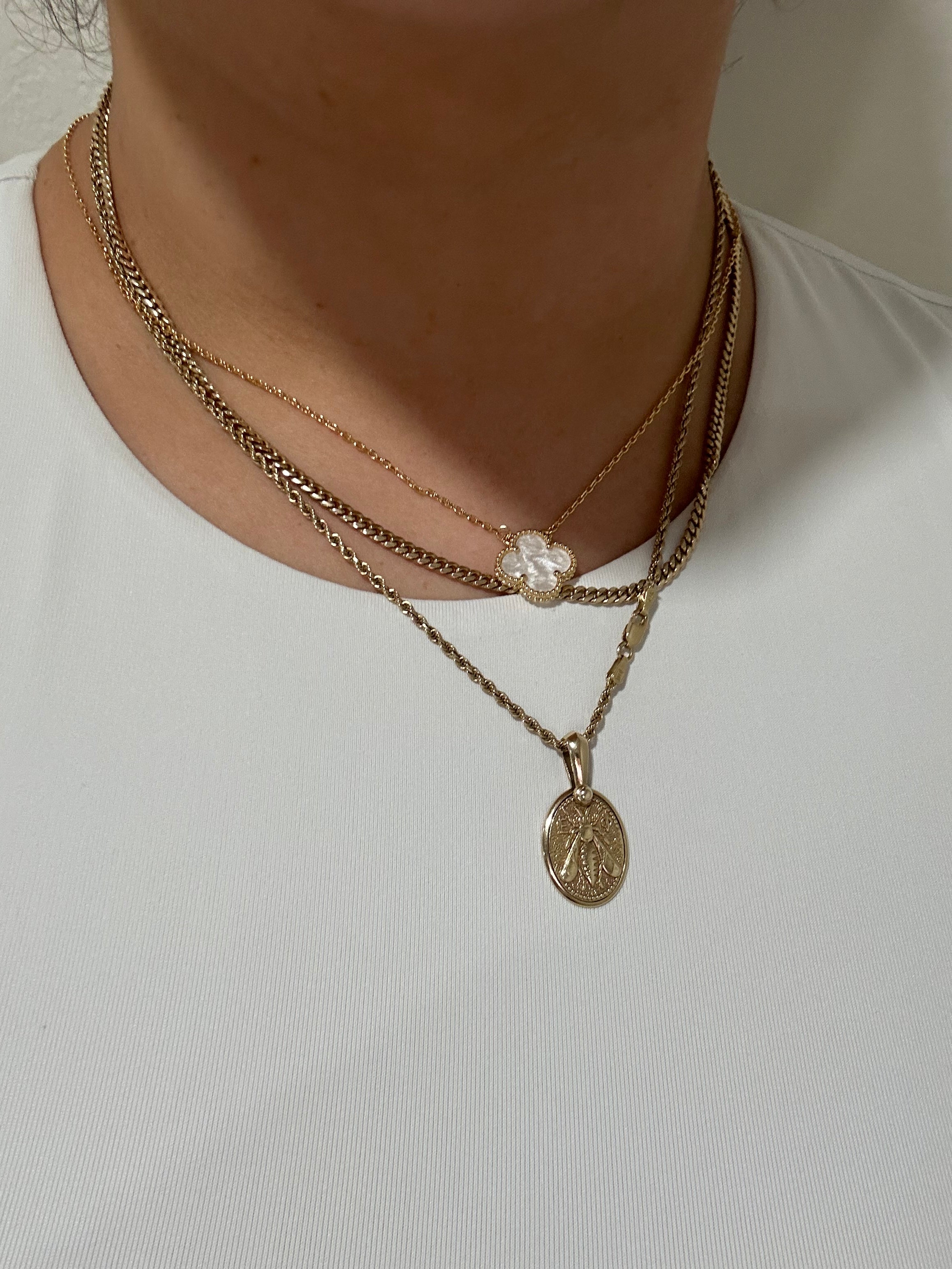 Pearl Clover Necklace