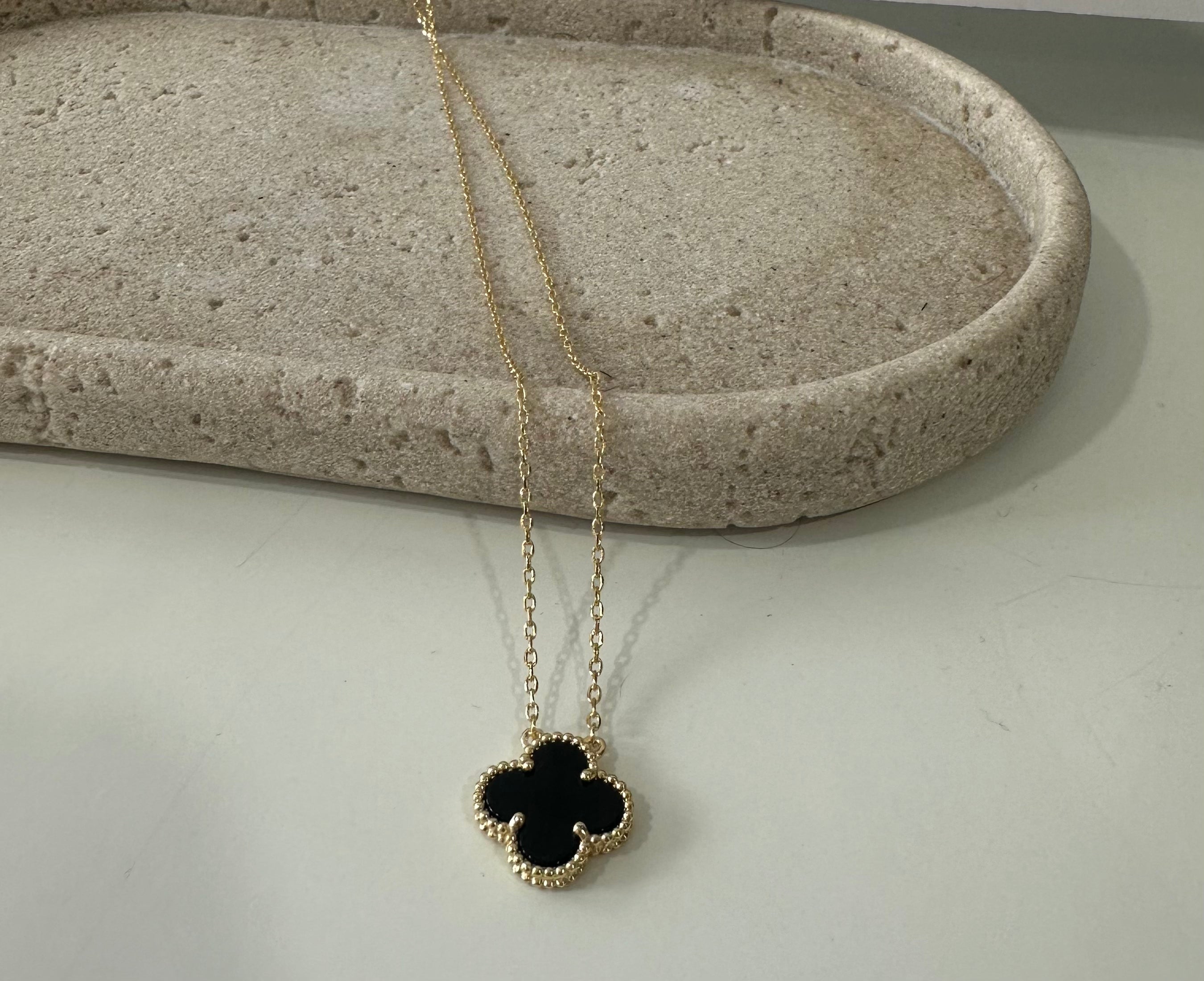Black Clover Necklace