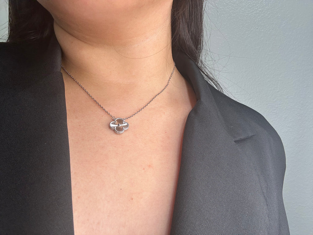 Silver Clover Necklace