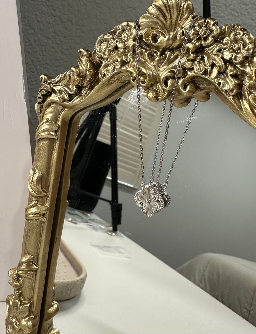 Silver Clover Necklace