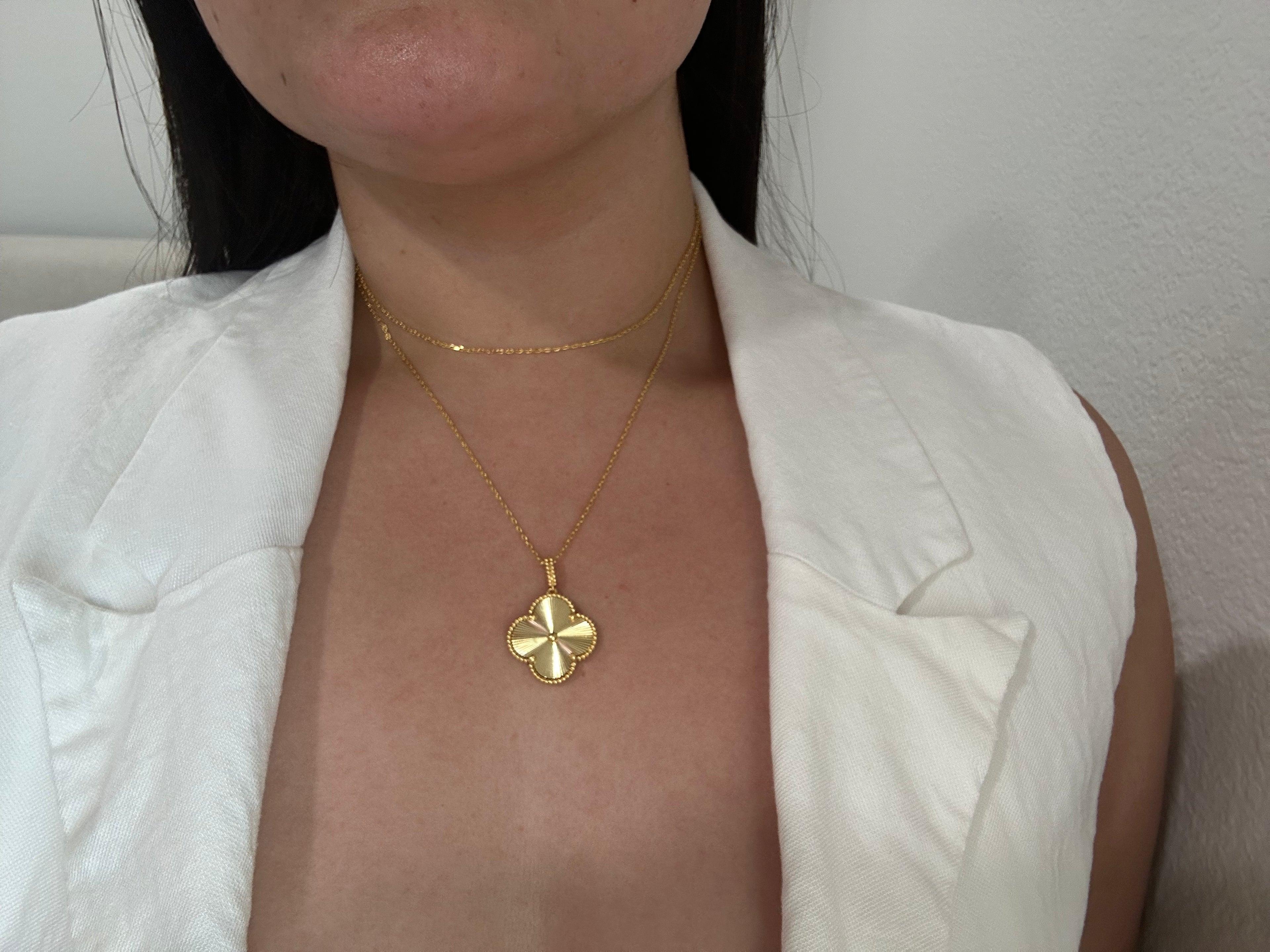 Large Clover Necklace